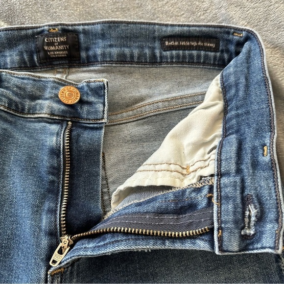 Citizens of Humanity Rocket Ankle High Rise Skinny Jeans size 26 - Picture 7 of 13